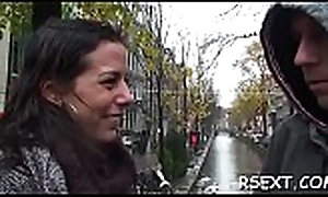 Jilted stud pays some amsterdam hooker for steaming sex
